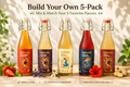 Build Your Own 5- Pack -17 oz. Kombucha