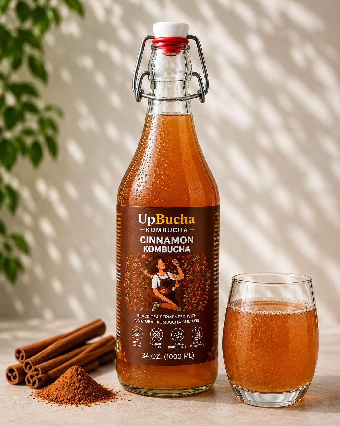Cinnamon Kombucha