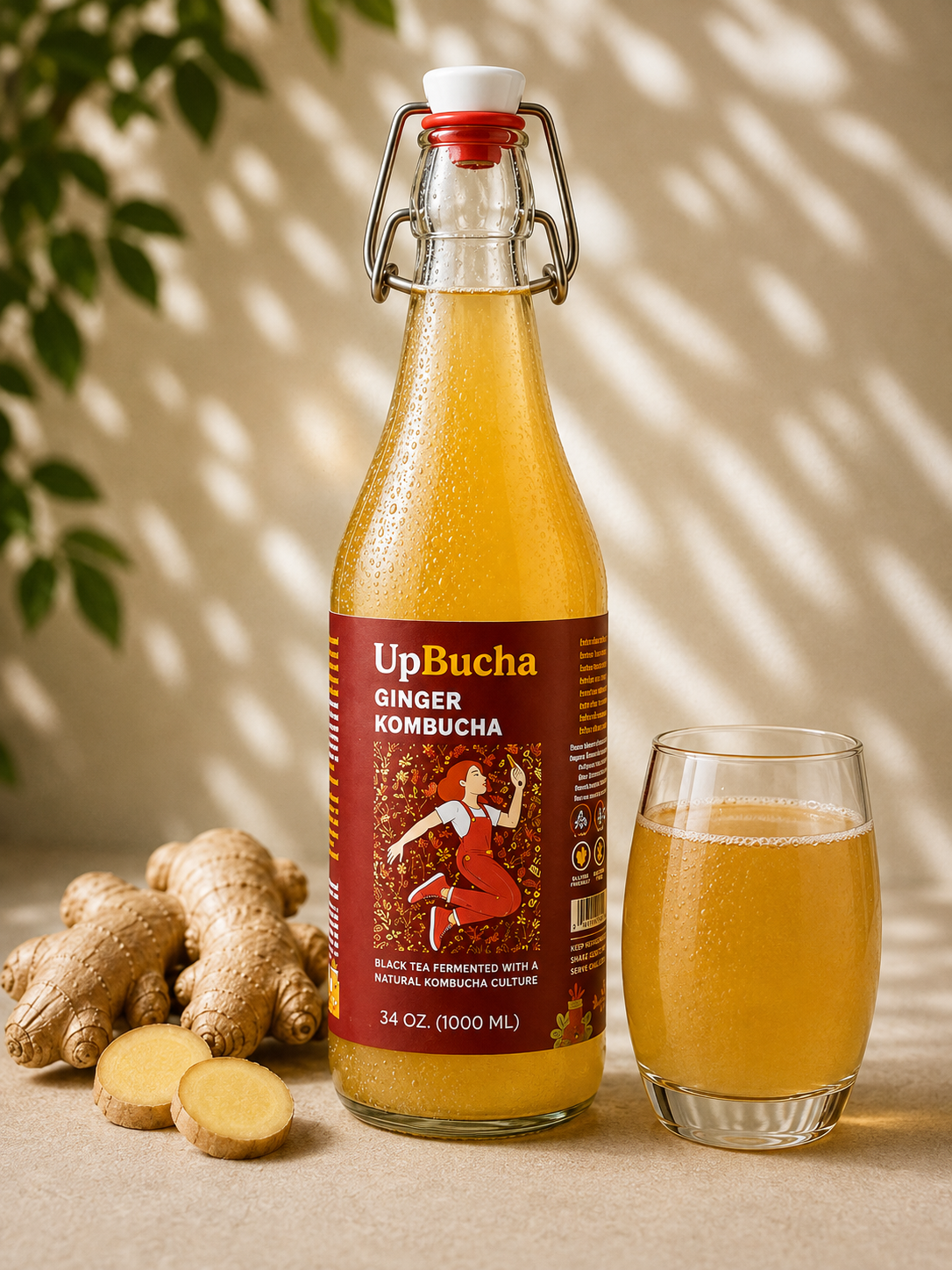 Ginger Kombucha