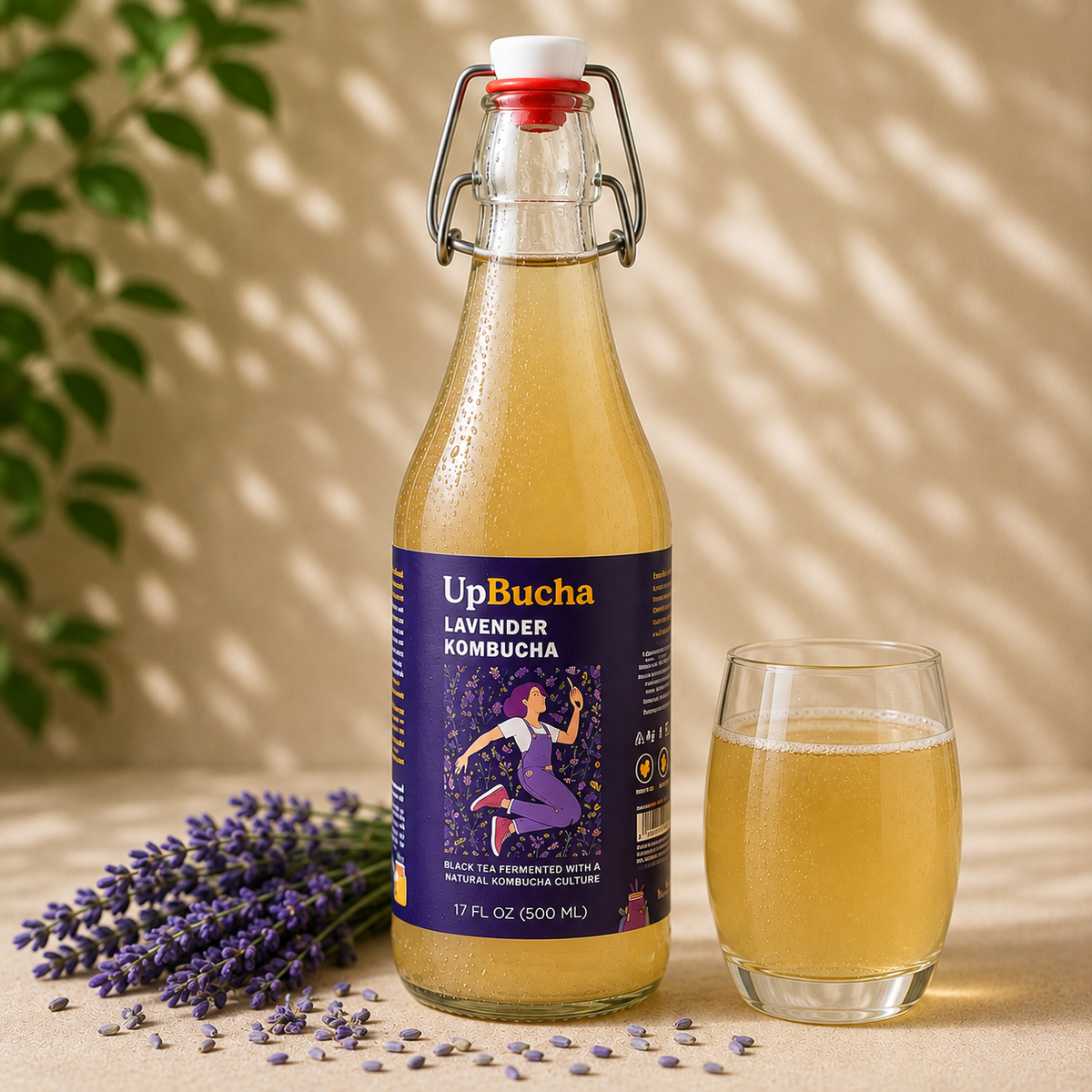 Lavender Kombucha