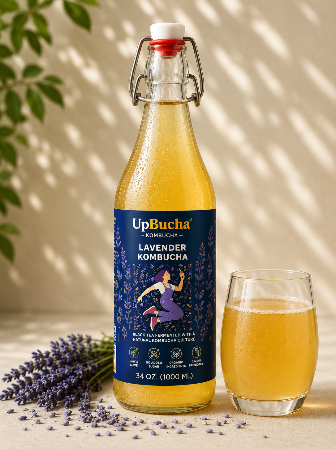 Lavender Kombucha